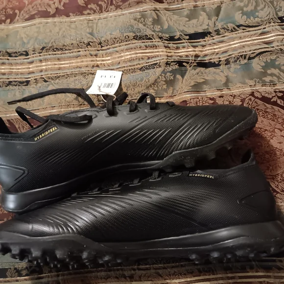Adidas Predator League LL Firm Ground Black Soccer Cleats (IF6377) Men’s Sz 13 - Picture 5 of 13